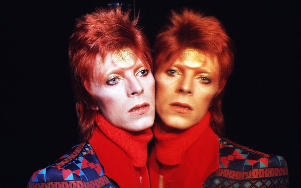 David Bowie mirror photo sixties