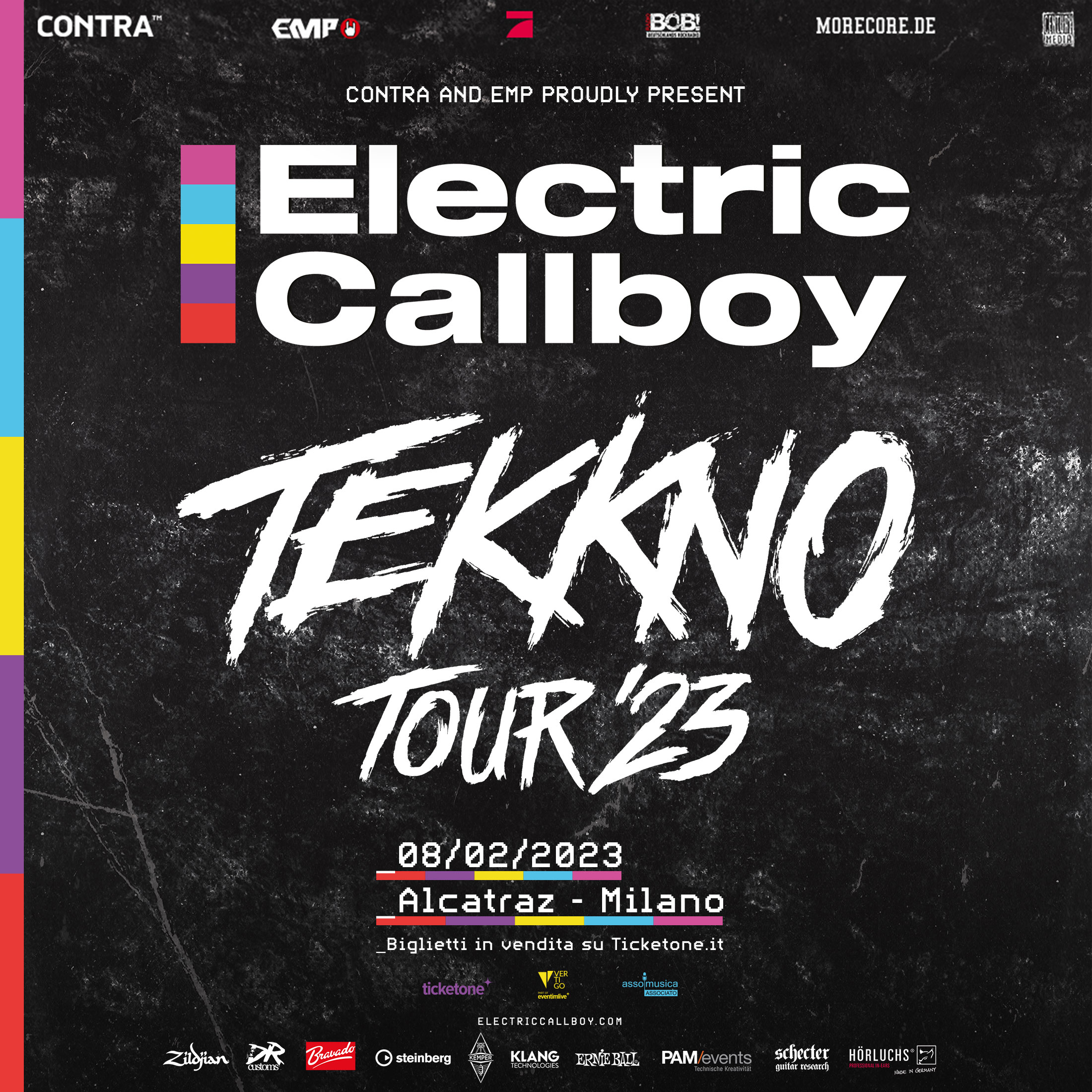 Electric Callboy tour SpazioRock