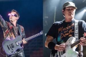 matt bellamy e tom delonge collage