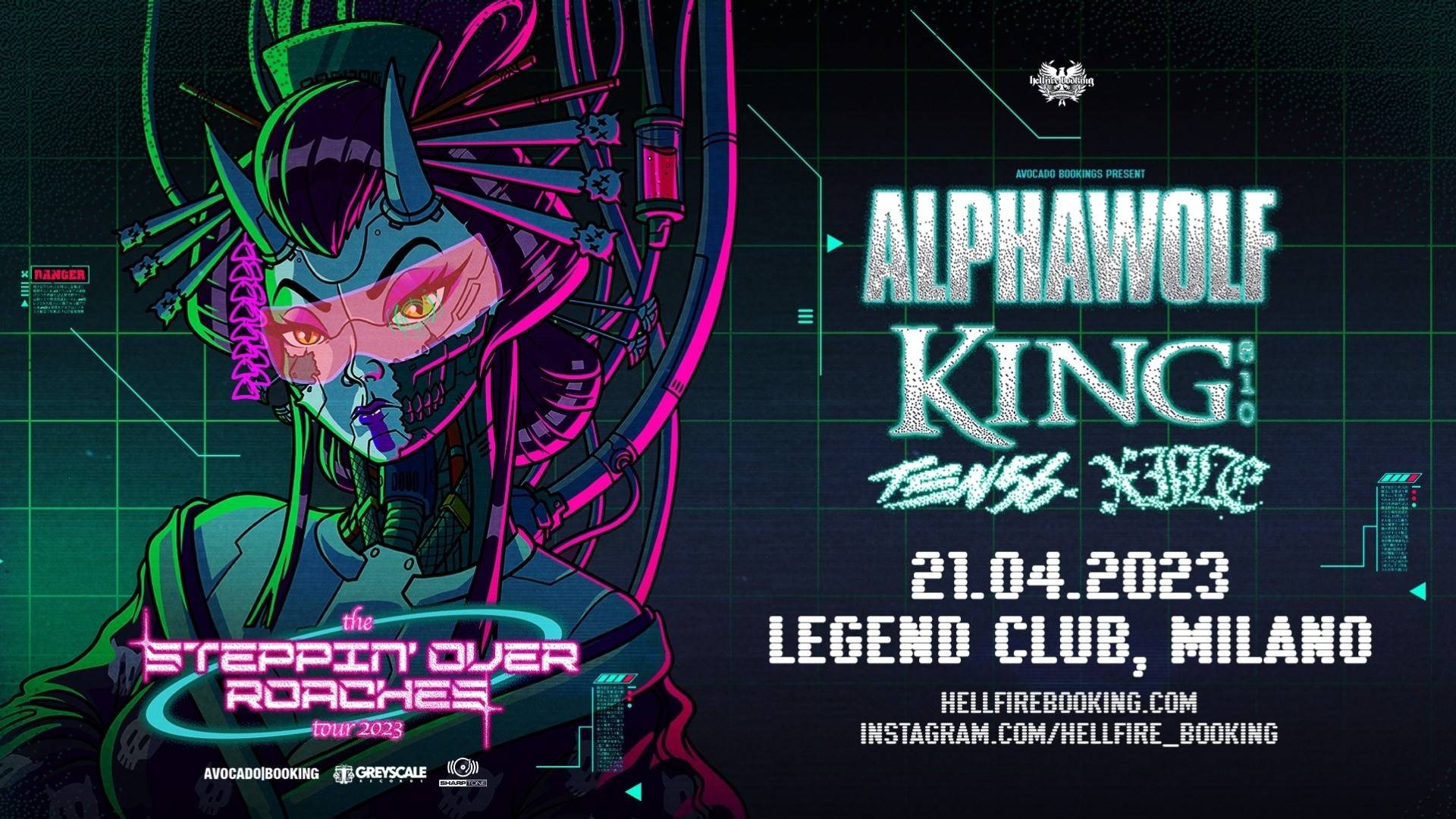 Alpha Wolf - The Steppin' Over Roaches Tour 2023 - Live Report - SpazioRock