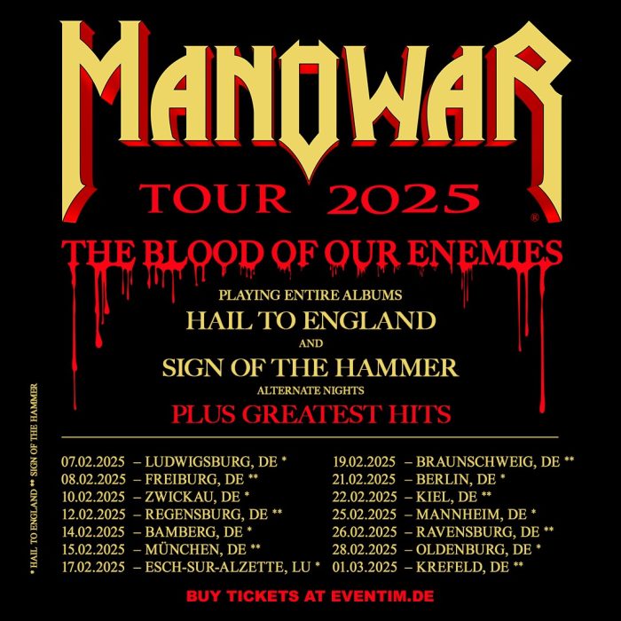 manowar tour 2025