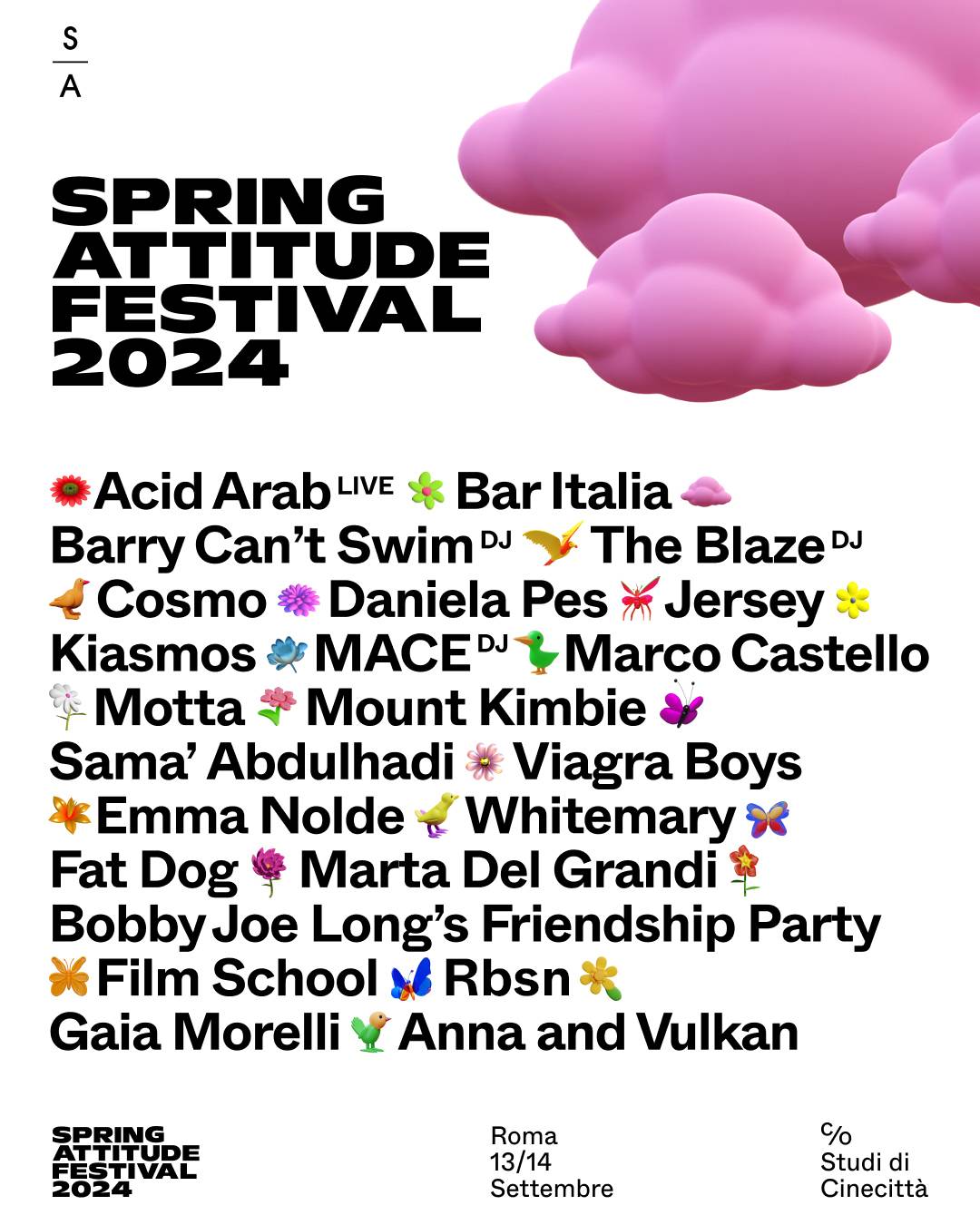 grafica POST ANNUNCIO LINEUP COMPLETA