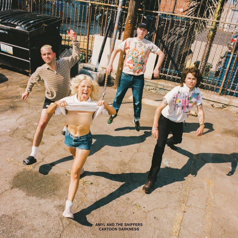 Artwork Amyl and the Sniffers Cartoon Darkness