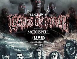 Cradle Of Filth Moonspell Trezzo 2018 01