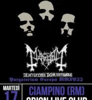 MAYHEM evento