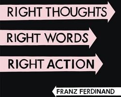 franz ferdinand right thoughts right words right action cd released 26 august 10458 p