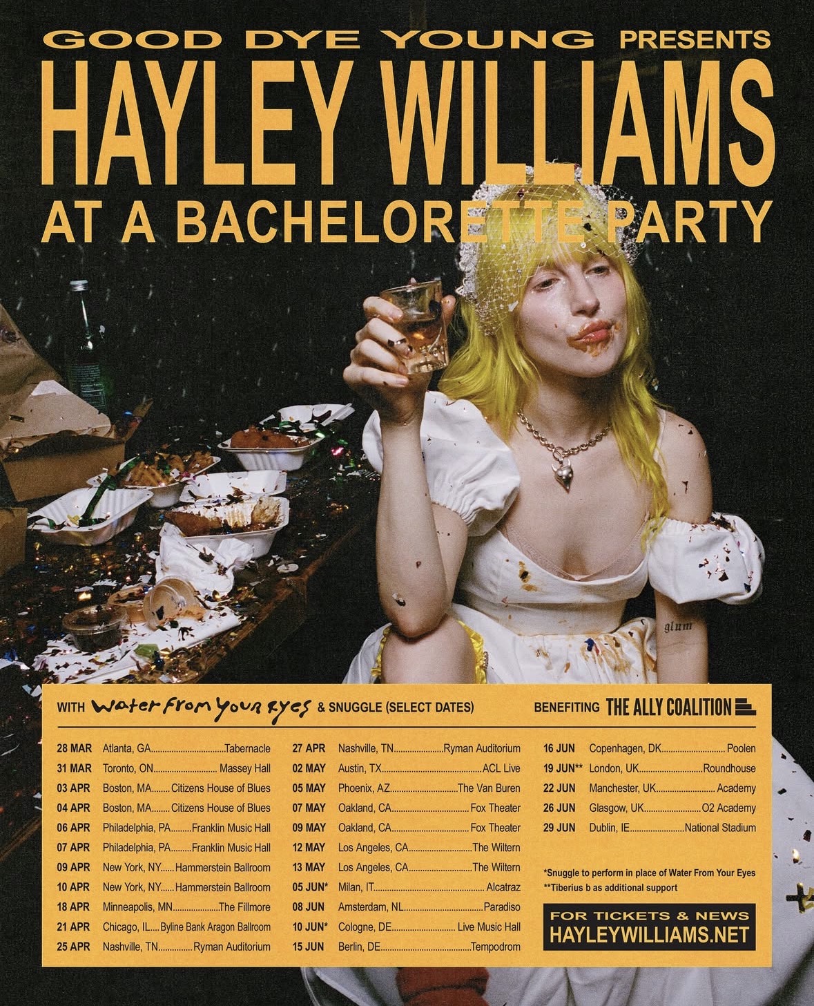 Hayley Williams Ego Death at a Bachelorette Party Tour