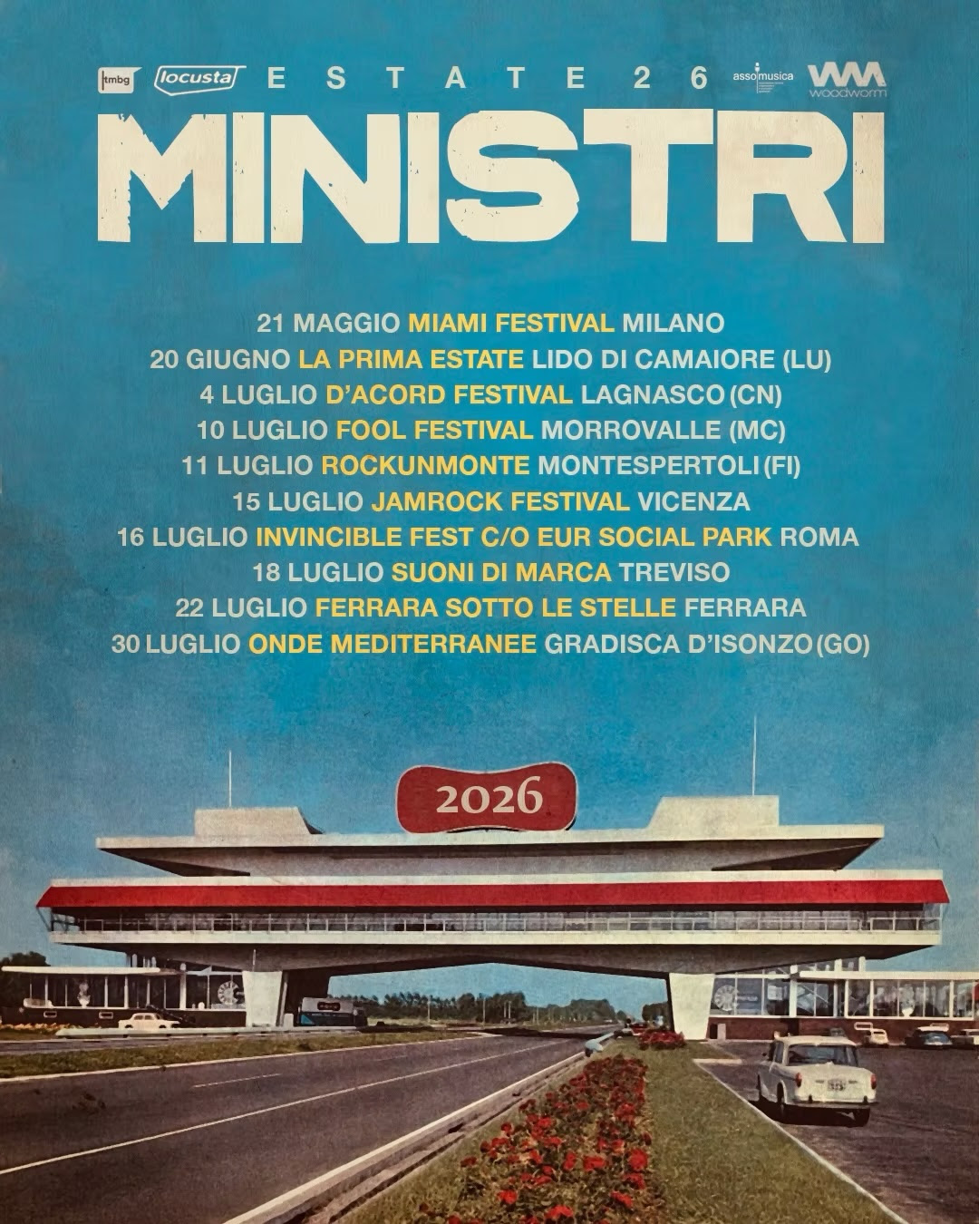 I Ministri locandina tour 2026