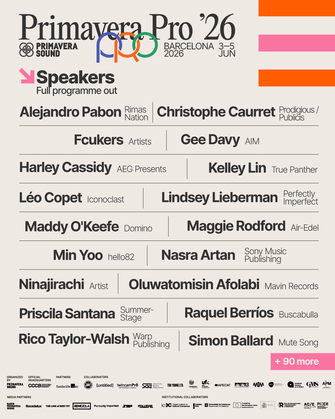 Primavera Pro Sound 2026 locandina