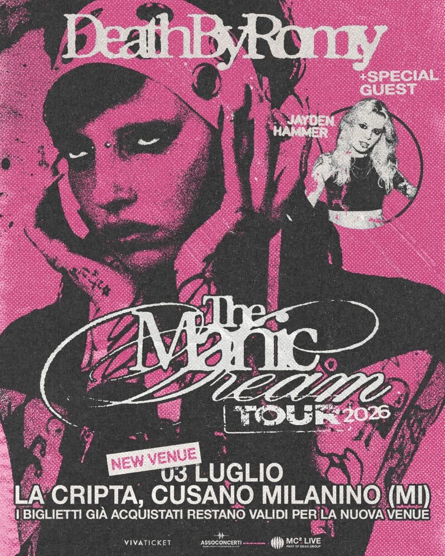 deathbyromy locandina milano spaziorock