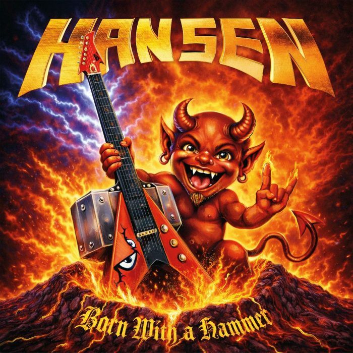 Kai Hansen Born With A Hammer CD cover 2026