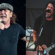 Dave Grohl Brian Johnson ACDC collage Spaziorock