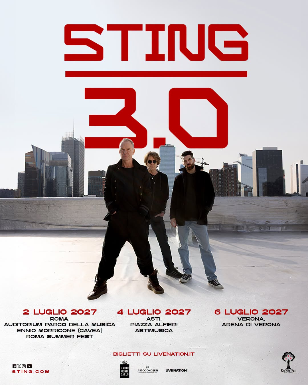 Sting locandina date 2027