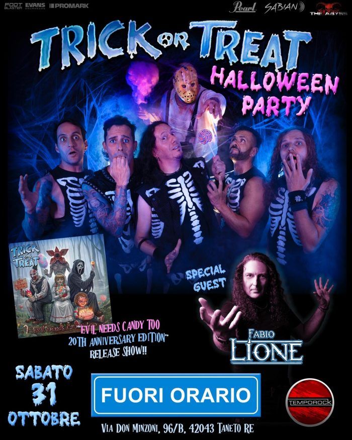 Trick or Treat halloween party locandina 2026