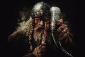 amon amarth the allfather awakens album cover